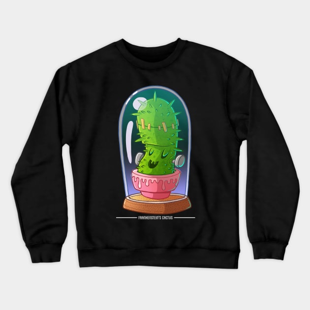 Frankenstein's cactus Crewneck Sweatshirt by RemcoBakker